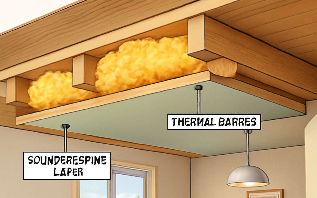 ceiling insulation between floors